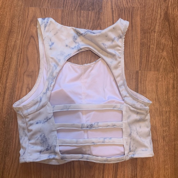 Sports bra, size small. White with some light blue - Picture 3 of 3